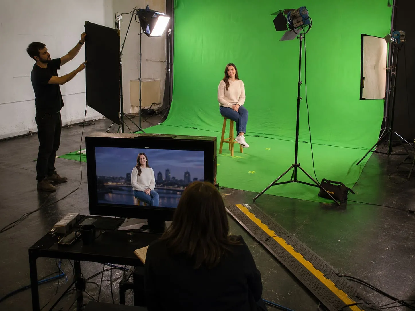 Green Screen Production Setup