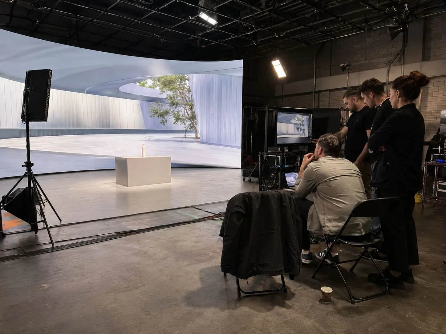 LED volume brand campaign production