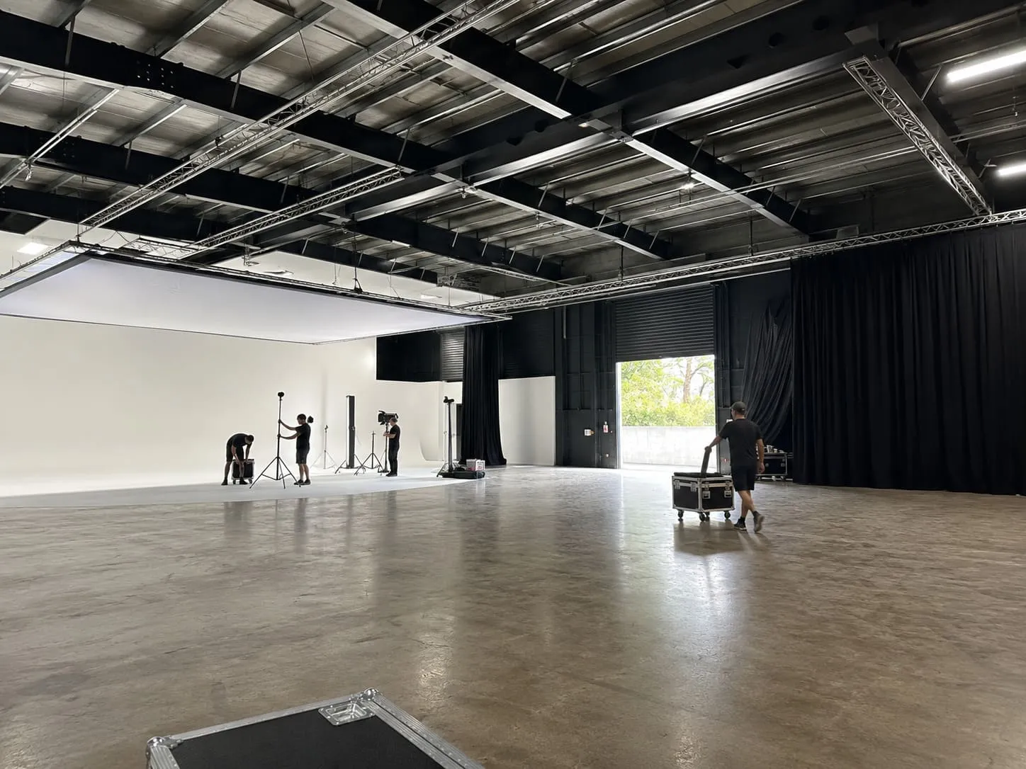 Film studios with drive in access