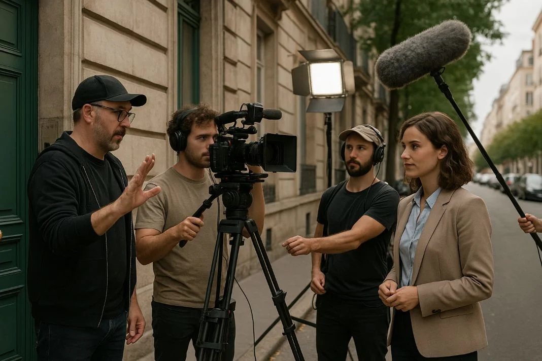 Typical workflow of a film shoot - mammoth film studios