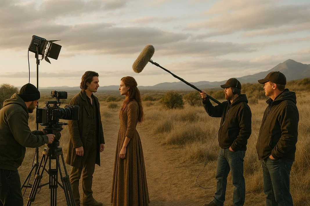 Location set filming - Mammoth Film Studios