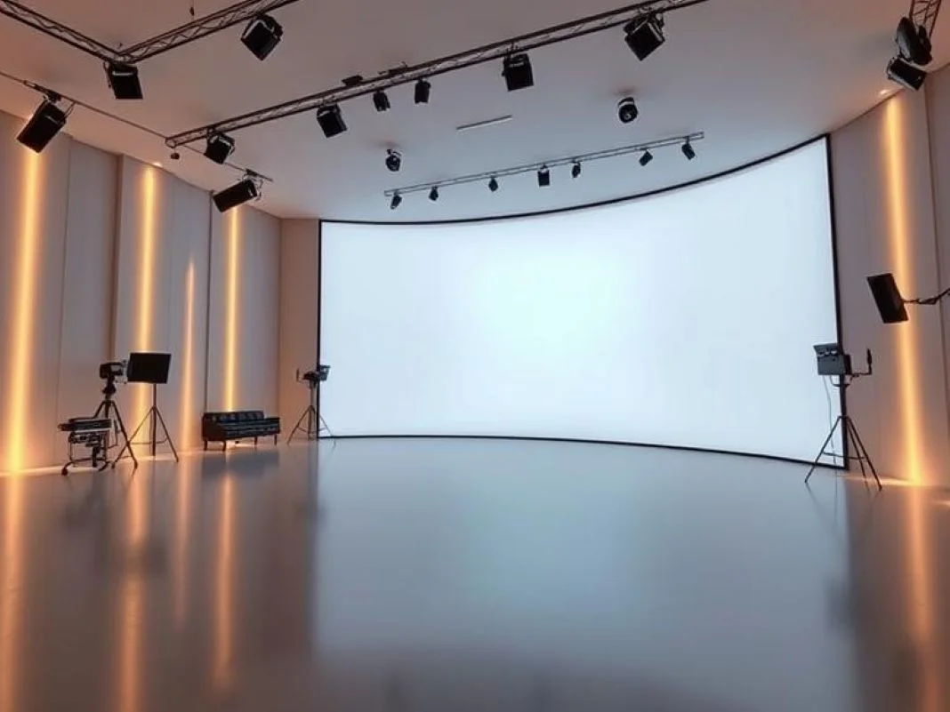 How does technology improve fashion sets? LED Walls